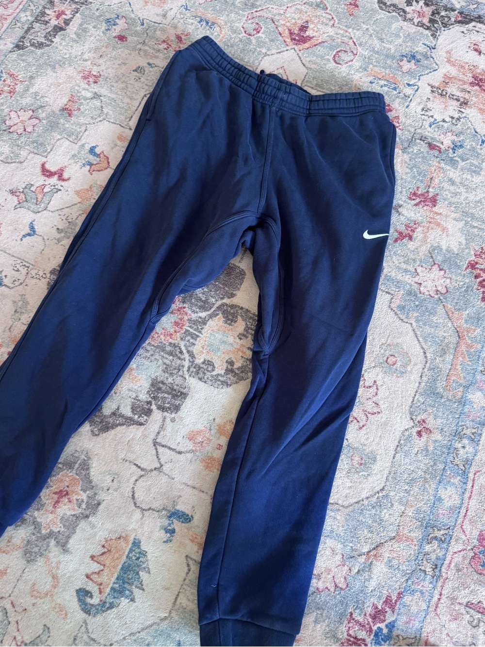 Nike Navy Logo Jogger Sweatpants